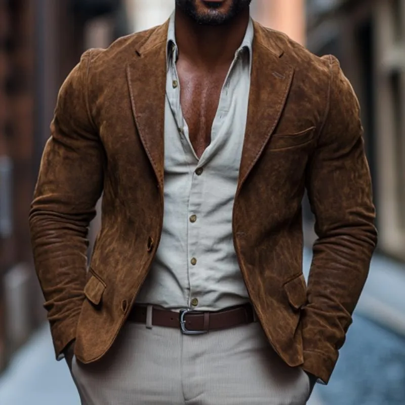 Men's Vintage Suede Blazer 74015989F sold by Manly product image thumbnail 2