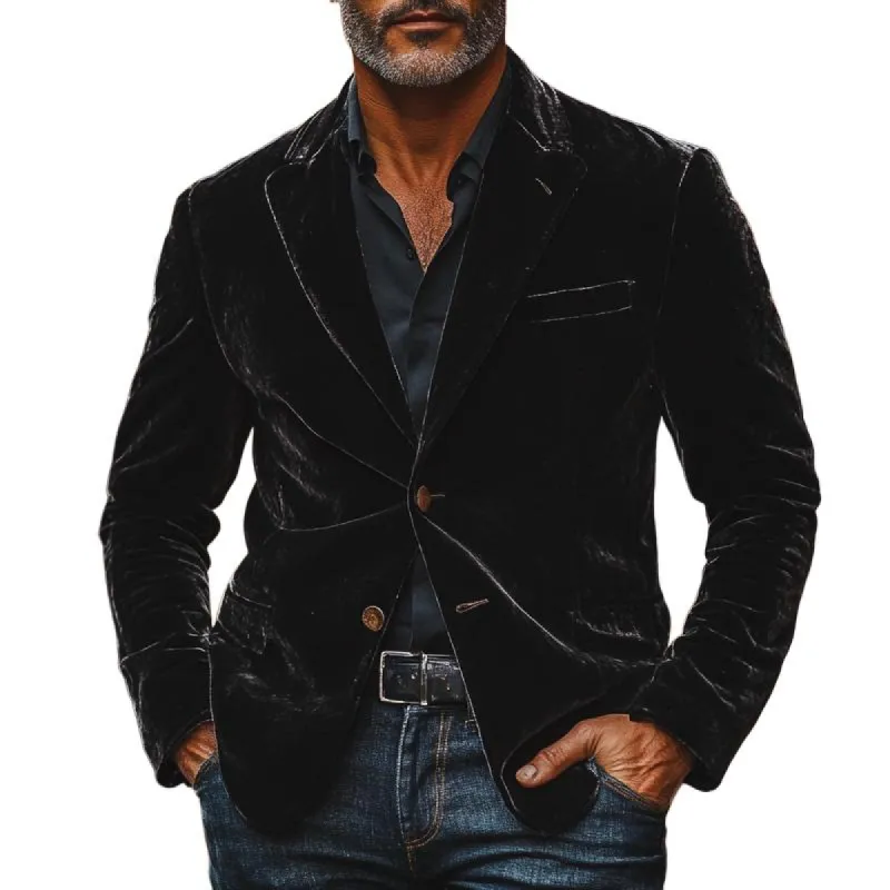 Men's Classic Velvet Blazer 29870100F sold by Manly
