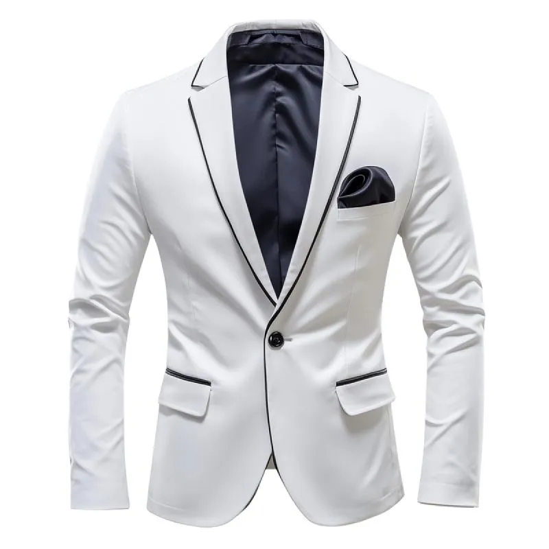 Men's Simple Single Button Blazer 70863616F sold by Manly