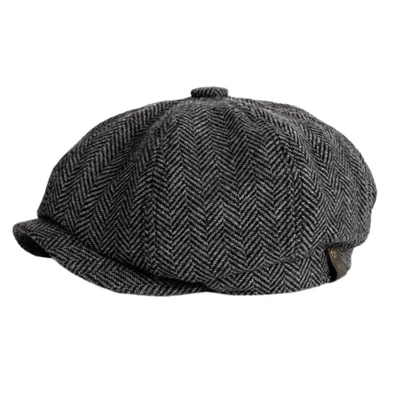 Men's Vintage Herringbone Woolen Beret 62135967M sold by Manly product image thumbnail 4