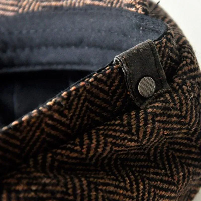 Men's Vintage Herringbone Woolen Beret 62135967M sold by Manly product image thumbnail 2