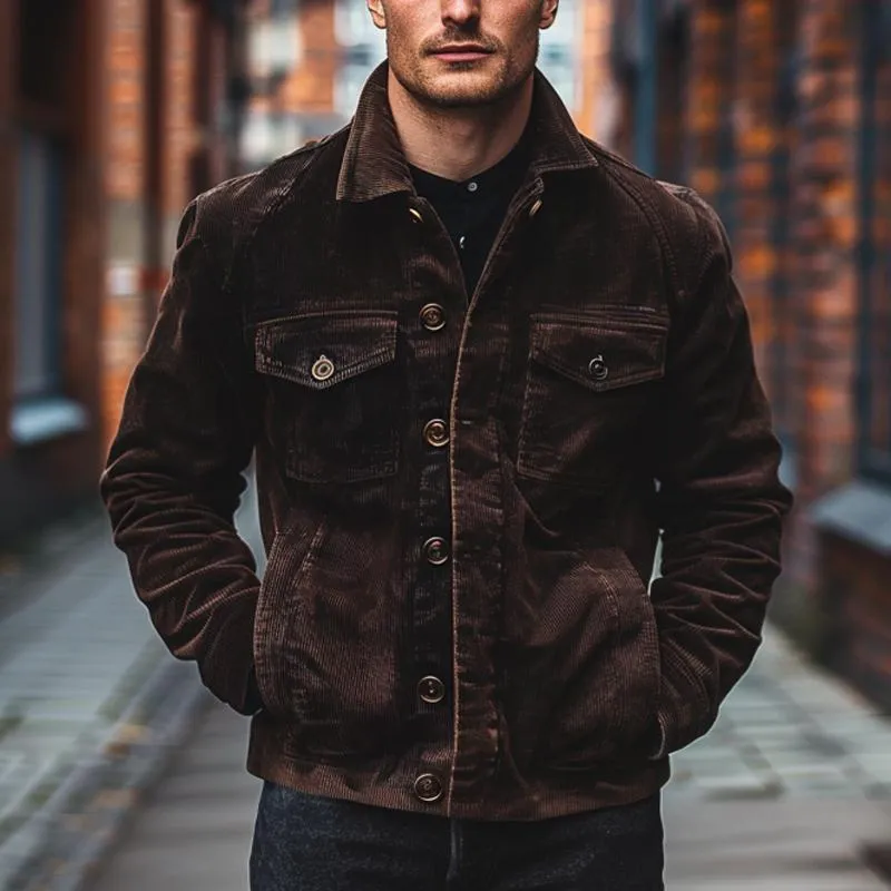 Men's Vintage Corduroy Lapel Jacket 27161060X sold by Manly product image thumbnail 2