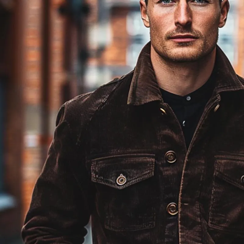 Men's Vintage Corduroy Lapel Jacket 27161060X sold by Manly product image thumbnail 3