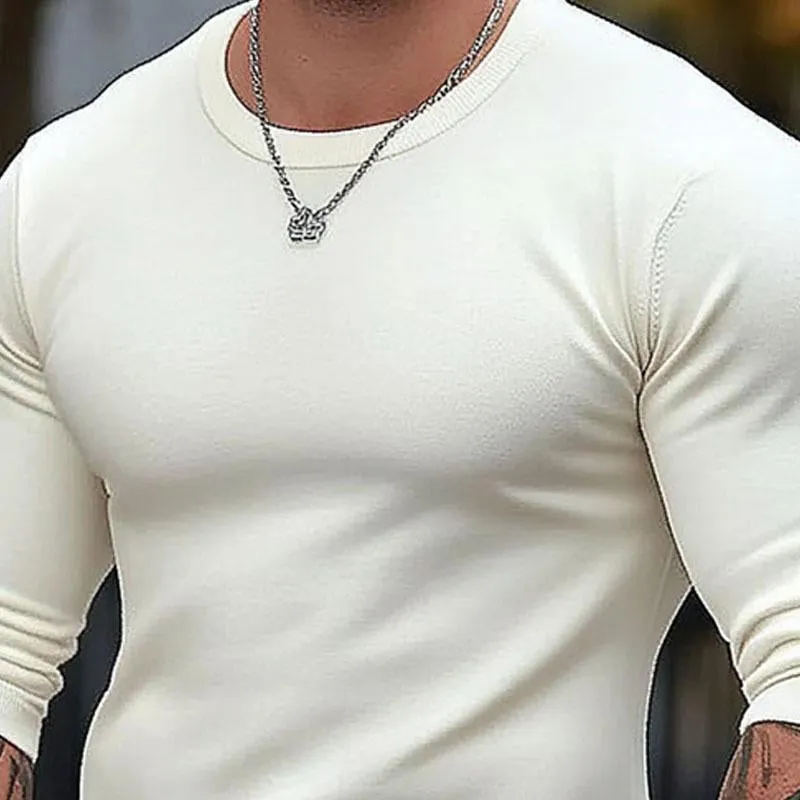 Men's Casual Crew Neck Knitted Sweater 53097402X sold by Manly product image thumbnail 3