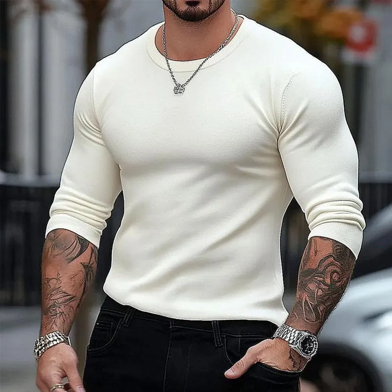 Men's Casual Crew Neck Knitted Sweater 53097402X sold by Manly product image thumbnail 2