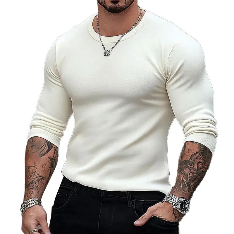 Men's Casual Crew Neck Knitted Sweater 53097402X sold by Manly