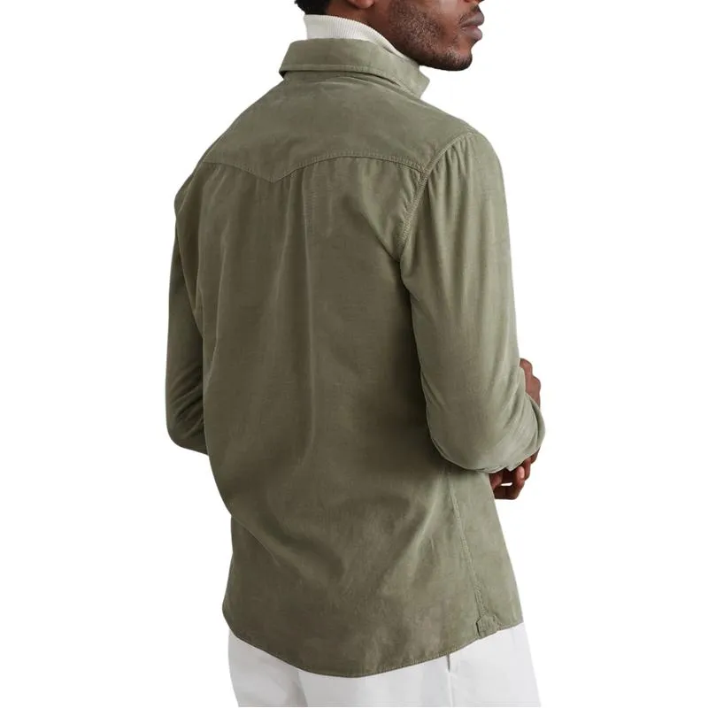 Men's Fashionable All-match Lapel Long-sleeved Shirt 60917777F sold by Manly product image thumbnail 3