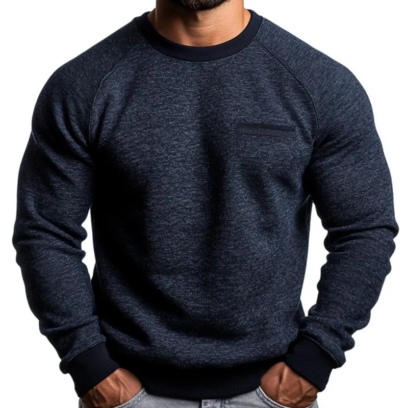 Men's Vintage Blended Crew Neck Long Sleeve Sweatshirt 07866794U sold by Manly product image thumbnail 2