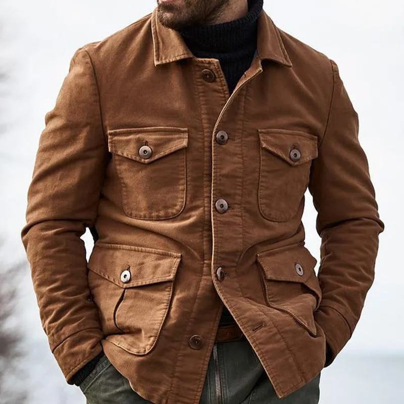 Men's Vintage Button Denim Jacket 35096938U sold by Manly product image thumbnail 4