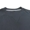 Men's Solid Color Round Neck Waffle Short Sleeve T-shirt 09792187X sold by Manly