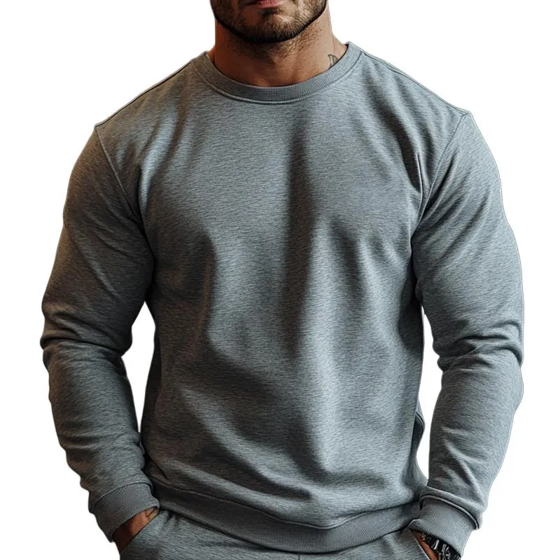 Men's Retro Casual Crewneck Sweatshirt 81956741TO sold by Manly