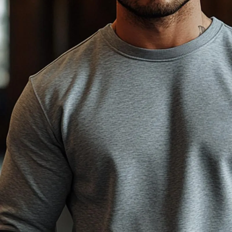 Men's Retro Casual Crewneck Sweatshirt 81956741TO sold by Manly product image thumbnail 3