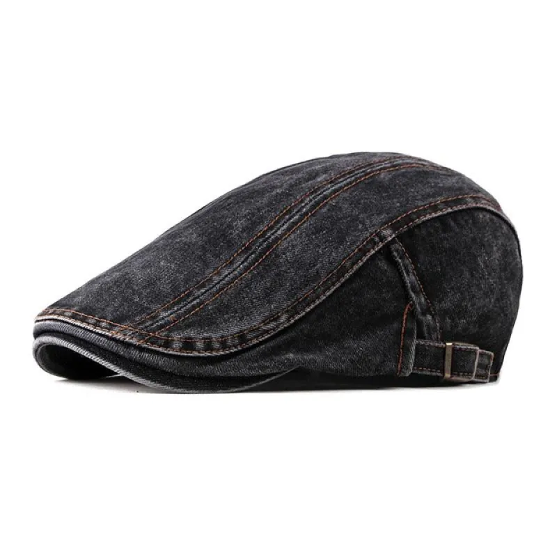 Men's Vintage Denim Washed Beret 20794880M sold by Manly