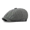 Men's Vintage Colorblock Patchwork Beret 59913433M sold by Manly