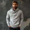 Men's Classic Casual Slim Fit Pullover Hoodie 53425541K sold by Manly
