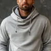Men's Classic Casual Slim Fit Pullover Hoodie 53425541K sold by Manly
