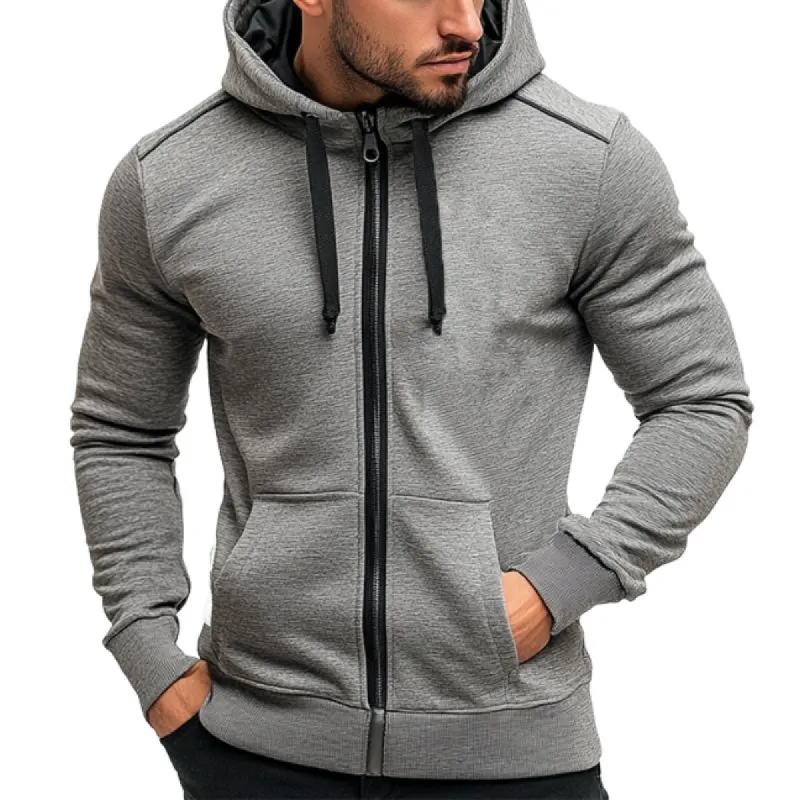 Men's Classic Casual Slim Fit Hooded Zip-Up Hoodie 88956847K sold by Manly