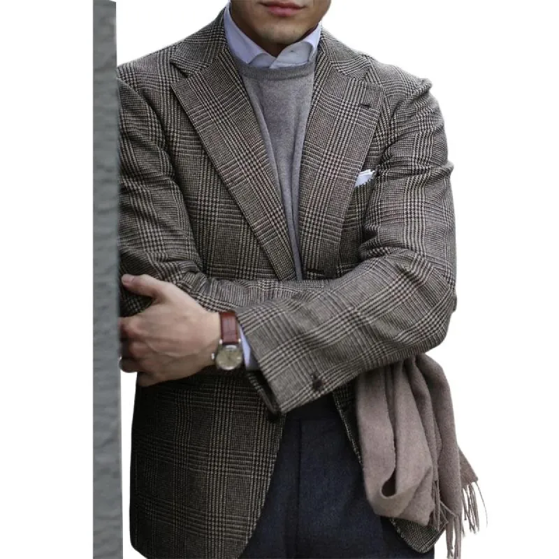 Men's Vintage Houndstooth Blazer 23322744U sold by Manly