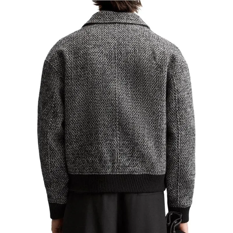 Men's Casual Fashion Crisp Wool Lapel Jacket 42701224F sold by Manly product image thumbnail 3