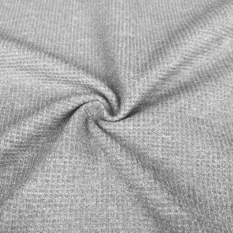 Men's Solid Color Waffle Long Sleeve Polo Shirt 14701674X sold by Manly product image thumbnail 4