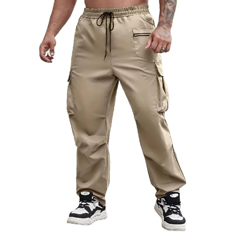 Men's Outdoor Elastic Drawstring Cargo Pants 87110311X sold by Manly