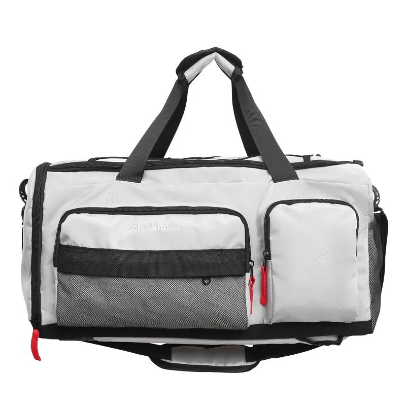 Men's Multifunctional Wet and Dry Separation Nylon Camping Gym Bag 79414814F sold by Manly