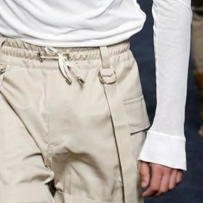 Men's Fashion V-neck Irregular Design Cotton Long Sleeve T-shirt 10051007K sold by Manly product image thumbnail 5