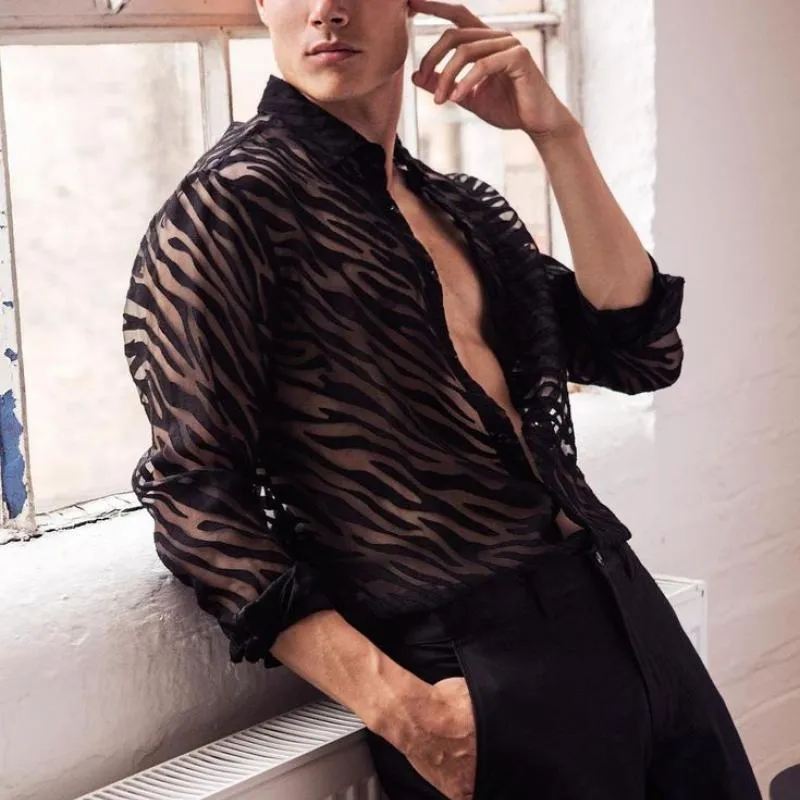 Men's Casual Fashionable Pattern Long Sleeve Shirt 36399865K sold by Manly product image thumbnail 2