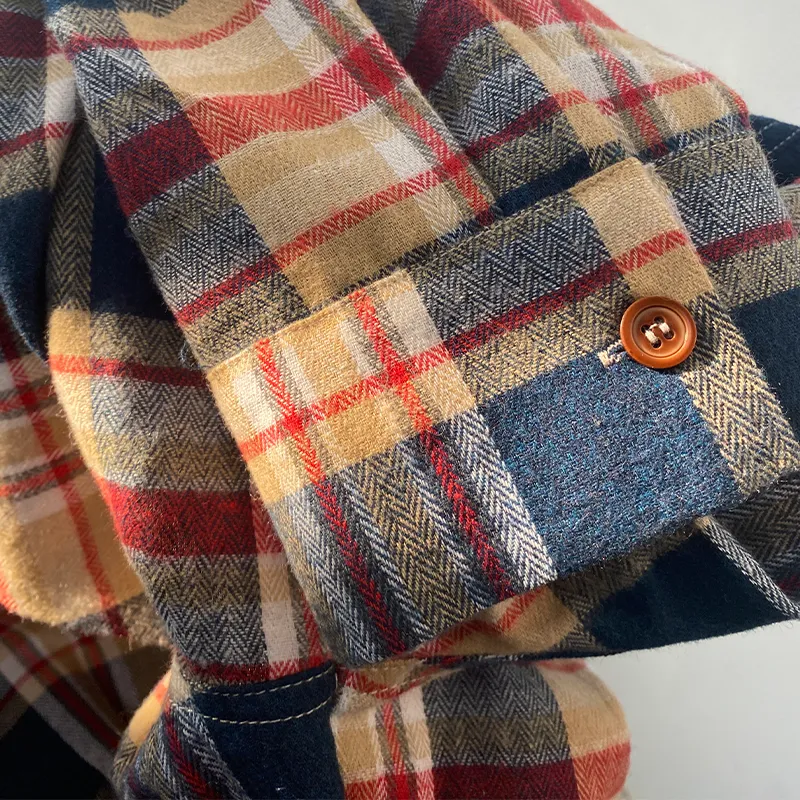 Men's Classic Casual Slim Fit Check Long Sleeve Shirt 91392940K sold by Manly product image thumbnail 4