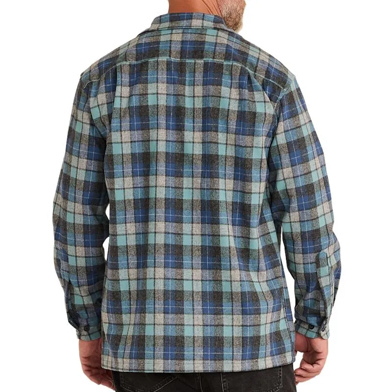 Men's Casual Contrast Plaid Long Sleeve Lapel Shirt 49089603F sold by Manly product image thumbnail 4