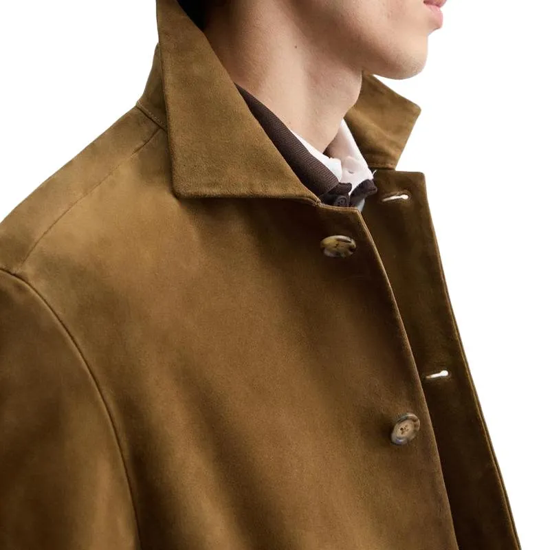 Men's Vintage Lapel Suede Jacket 44615656F sold by Manly product image thumbnail 4