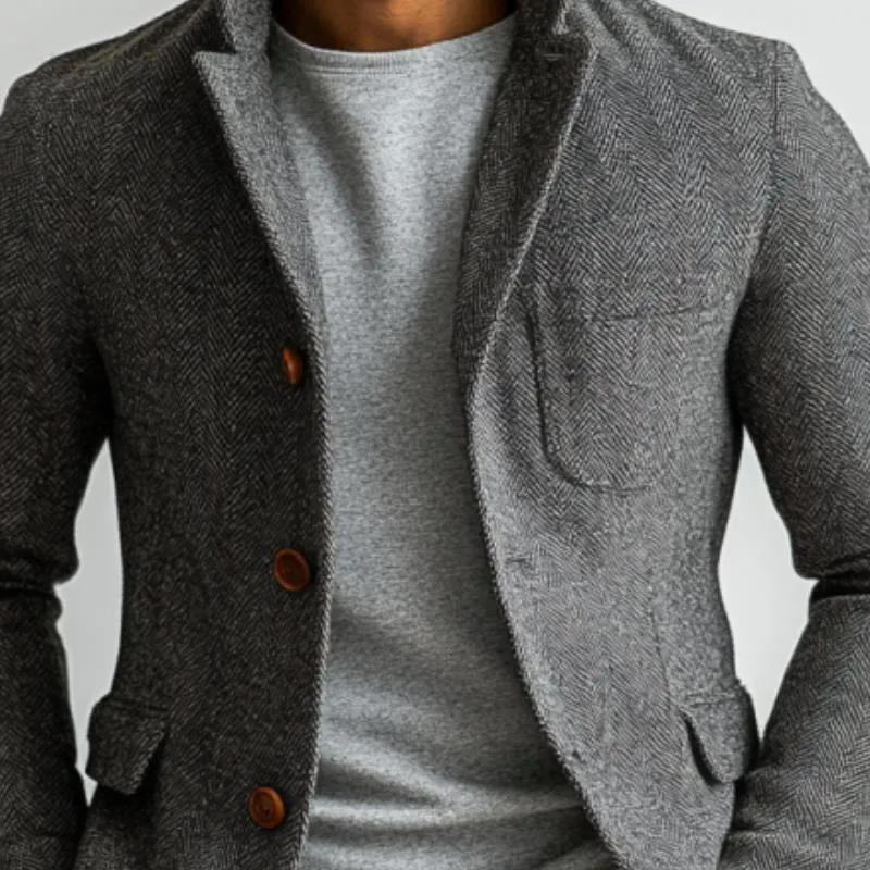 Mens Vintage Herringbone Single Breasted Jacket 89347611Y sold by Manly product image thumbnail 2