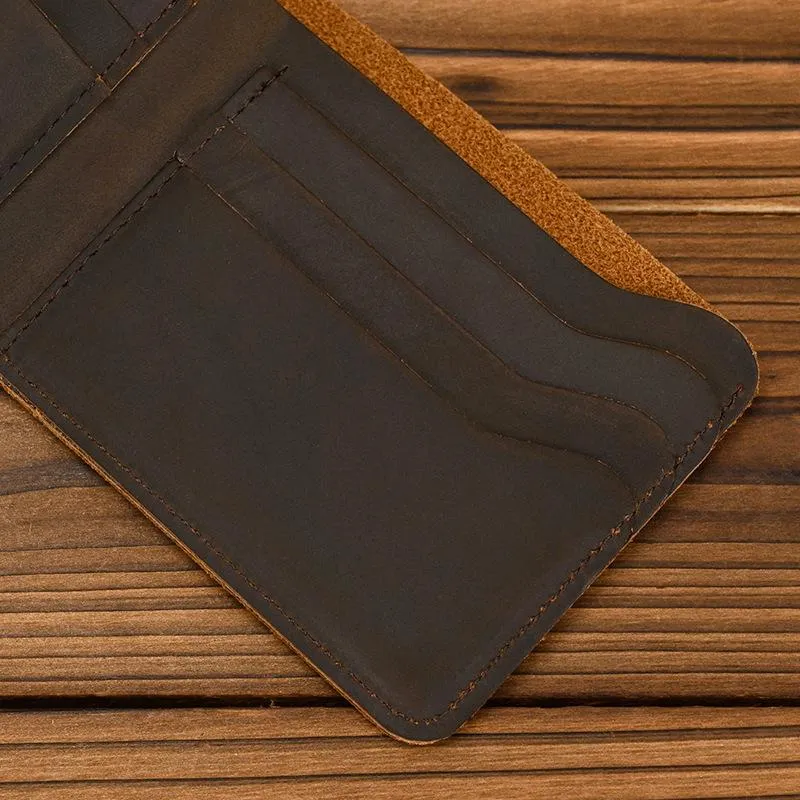 Men's Top Layer Cowhide Simple Short Wallet 16911881U sold by Manly product image thumbnail 5