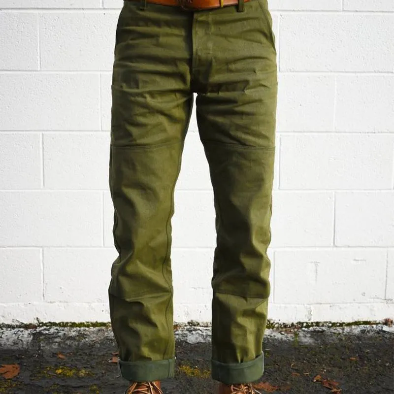 Men's Retro Military Green Cargo Pants 75824423U sold by Manly product image thumbnail 2
