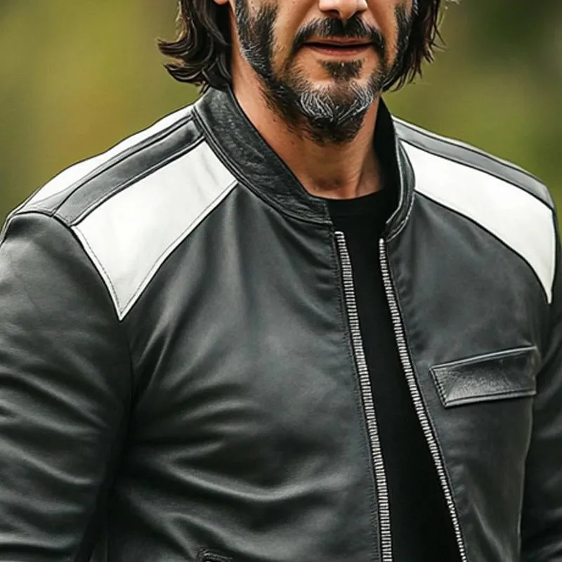 Men's Vintage Leather Zip Jacket 03307165U sold by Manly product image thumbnail 3