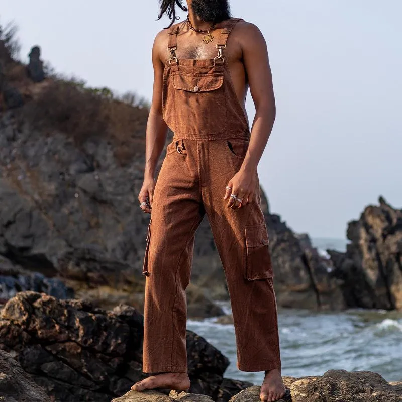 Men's Vintage Men's Multi-Pocket Jumpsuit 10454809X sold by Manly product image thumbnail 2