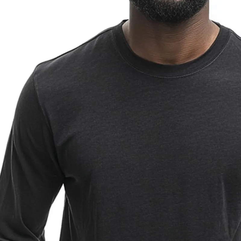 Men's Retro Casual Round Neck Long Sleeve T-Shirt 72918841TO sold by Manly product image thumbnail 2