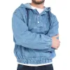 Men's Loose Casual Denim Hoodie 67111545F sold by Manly