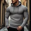 Men's Solid Knit Slim Fit Hoodie 00550348X sold by Manly