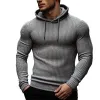 Men's Solid Knit Slim Fit Hoodie 00550348X sold by Manly