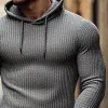Men's Solid Knit Slim Fit Hoodie 00550348X sold by Manly