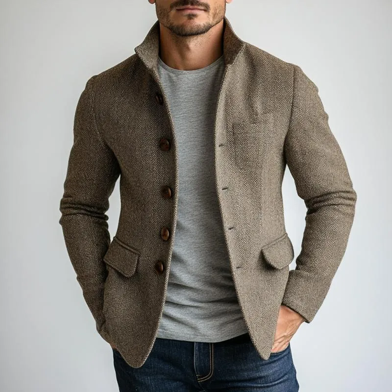 Mens Vintage Herringbone Single Breasted Jacket 49790693Y sold by Manly product image thumbnail 3