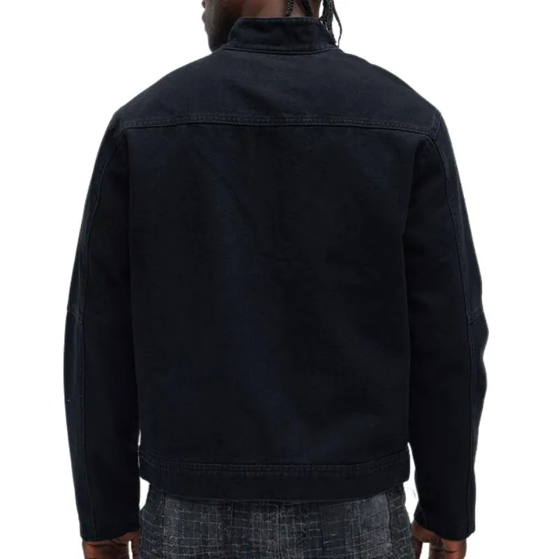 Men's Classic Stand Collar Denim Jacket 88686792F sold by Manly product image thumbnail 3