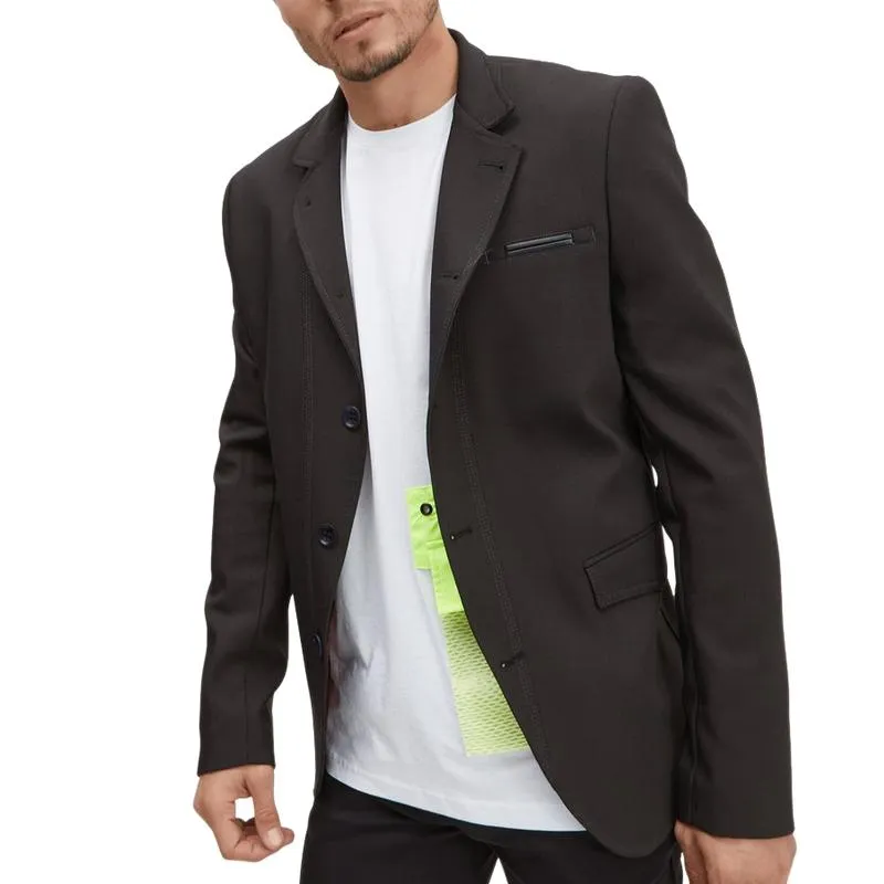Men's Casual Trendy Single Breasted Blazer 43430274F sold by Manly product image thumbnail 3