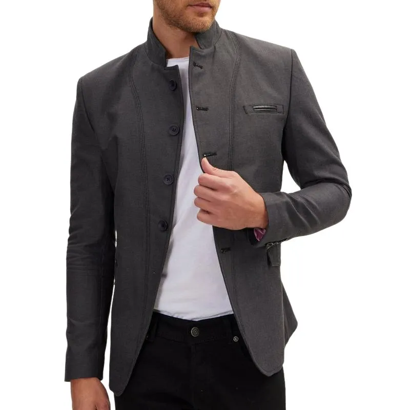Men's Casual Trendy Single Breasted Blazer 43430274F sold by Manly product image thumbnail 2