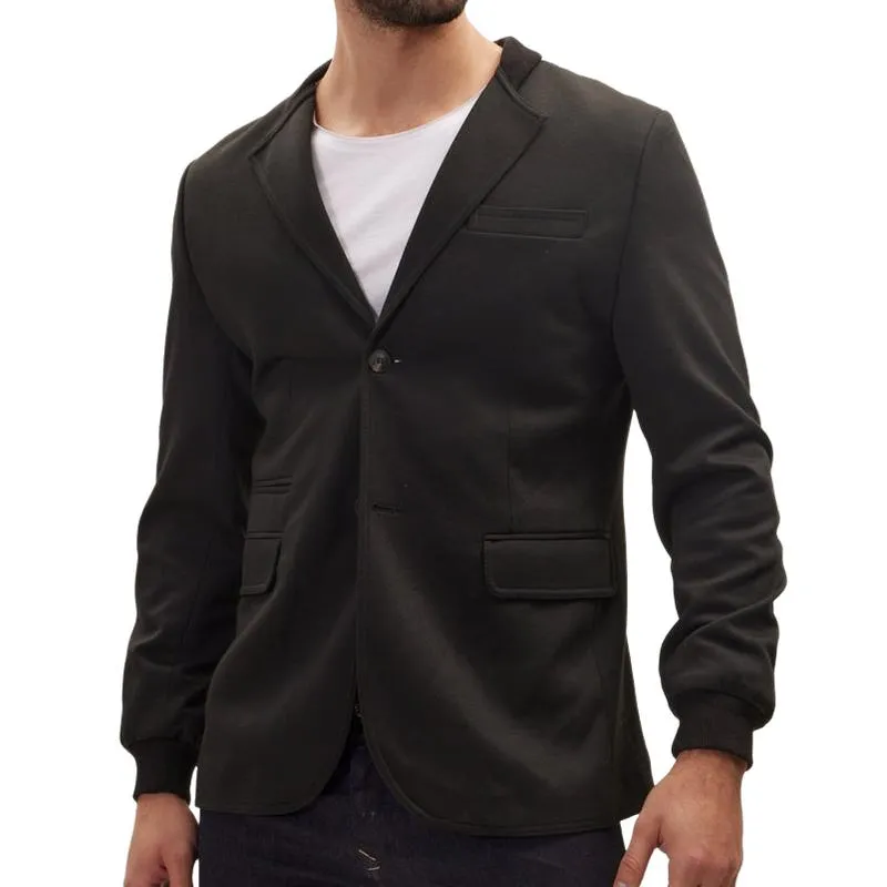 Men's Casual Thin Lapel Two-button Blazer 99178614F sold by Manly