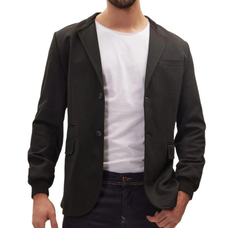 Men's Casual Thin Lapel Two-button Blazer 99178614F sold by Manly product image thumbnail 3
