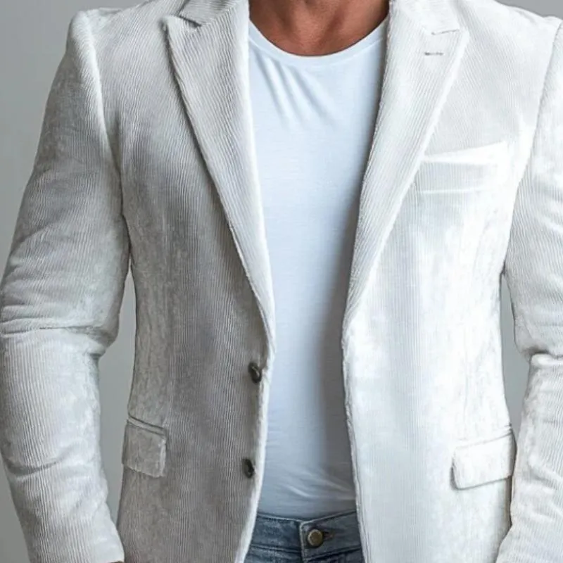 Men's Fashion Corduroy Single Breasted Blazer 38364252Y sold by Manly product image thumbnail 2