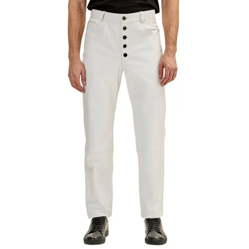 Men's Fashionable Casual Versatile Leather Pants 13838222F sold by Manly product image thumbnail 2