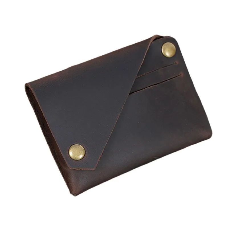 Men's Vintage Distressed Leather Wallet 36952509U sold by Manly